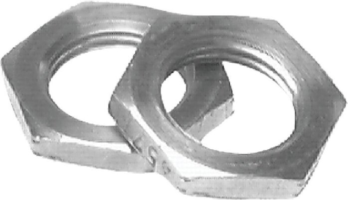 Exemplarische Darstellung: Zylinderkopf-Befestigungsmuttern, für Rundzylinder ISO 6432, V4A